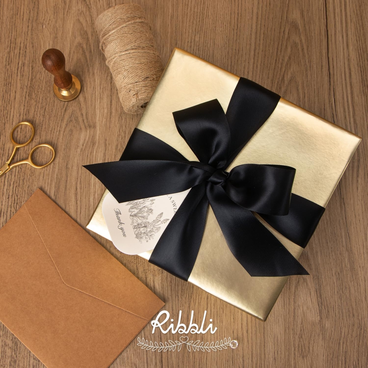 Ribbli Blue Metallic Wrapping Paper Matte Royal Blue Solid Color Paper Perfect for Birthday Christmas Baby Shower Wedding Valentine’s Day- 17Inch x 394Inch(33Feet)(Gold)