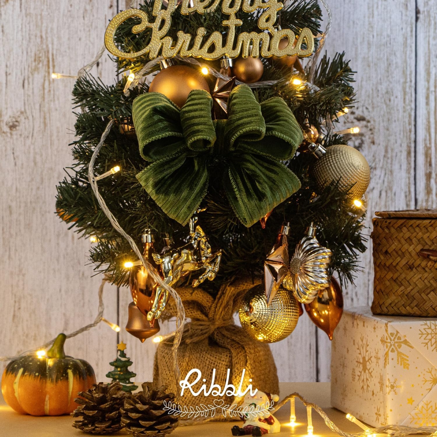 Ribbli Glossy Dusty Green Velvet Wired Ribbon 2.5 Inch Striped Velvet Christmas Ribbon for Gift Wrapping Christmas Tree Decoration Crafts Wreaths Supplies-Continuous 10 Yards(Moss Green)