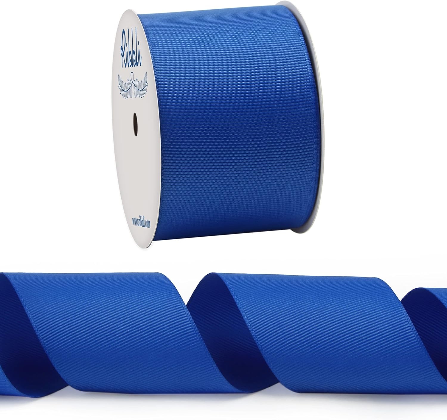 Ribbli Red Grosgrain Ribbon,3 inches x Continuous 10 Yards,Use for Bows DIY Hair Accessories,Gift Wrapping,Craft and Sewing(Royal Blue)