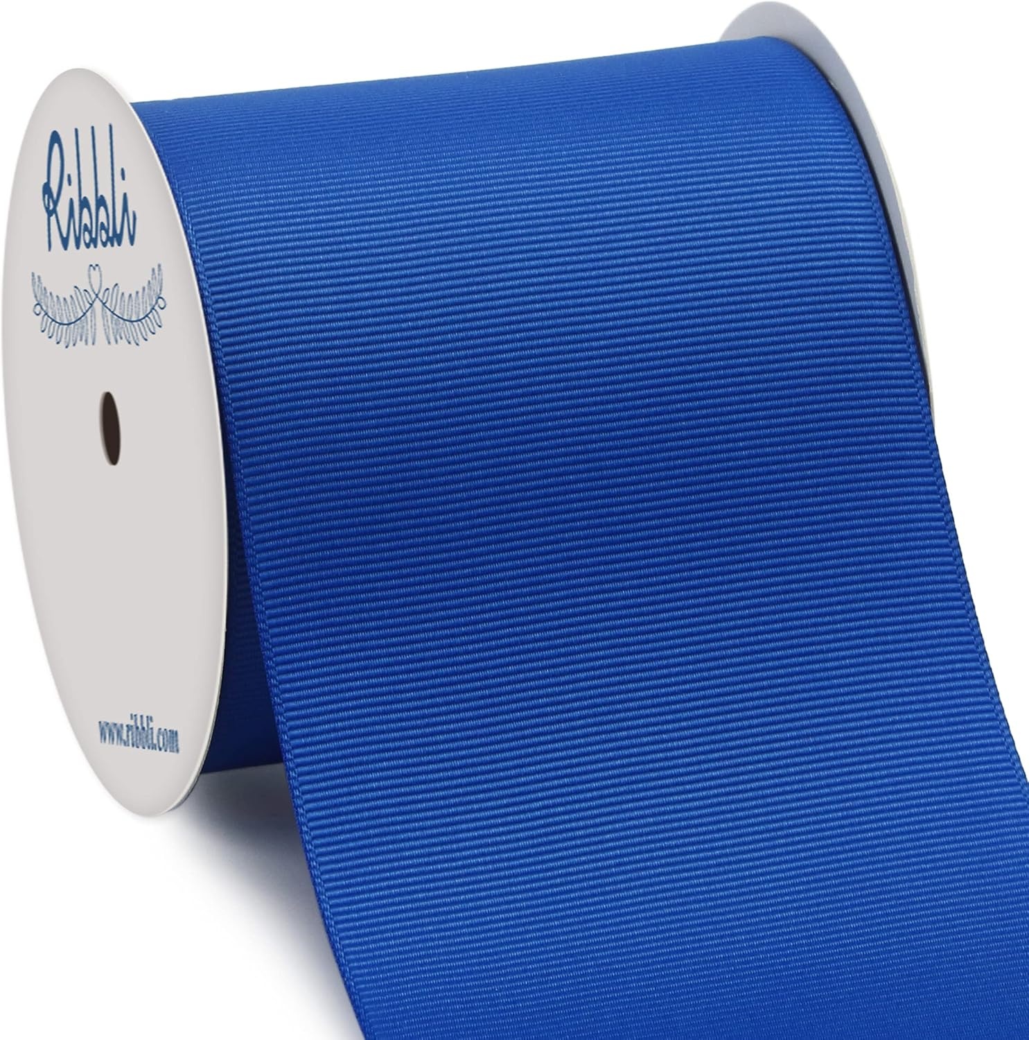 Ribbli Red Grosgrain Ribbon,3 inches x Continuous 10 Yards,Use for Bows DIY Hair Accessories,Gift Wrapping,Craft and Sewing(Royal Blue)
