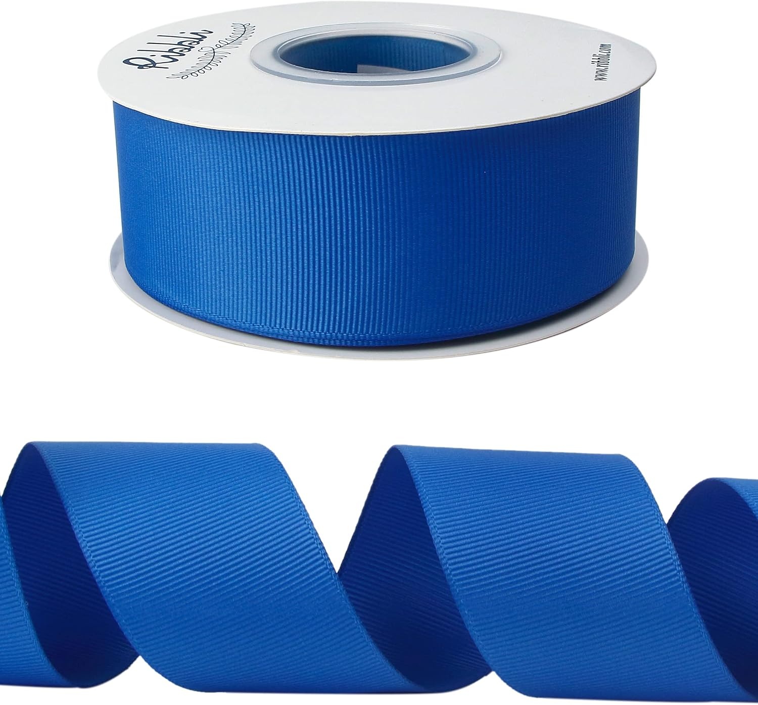 Ribbli Red Grosgrain Ribbon, 1-1/2 inches x Continuous 25 Yards,Use for Bows DIY Hair Accessories,Gift Wrapping,Craft and Sewing(Royal Blue)