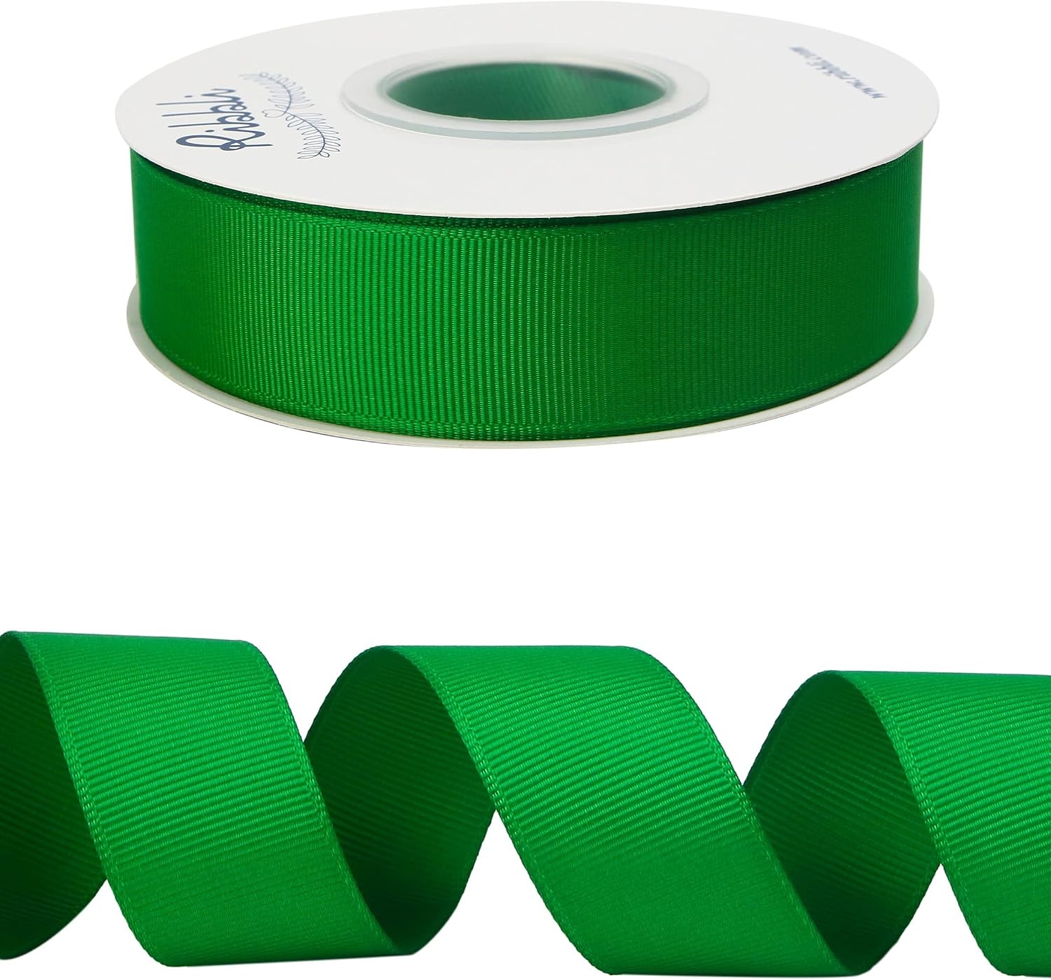Ribbli Red Grosgrain Ribbon, 1-1/2 inches x Continuous 25 Yards,Use for Bows DIY Hair Accessories,Gift Wrapping,Craft and Sewing(Emerald Green)