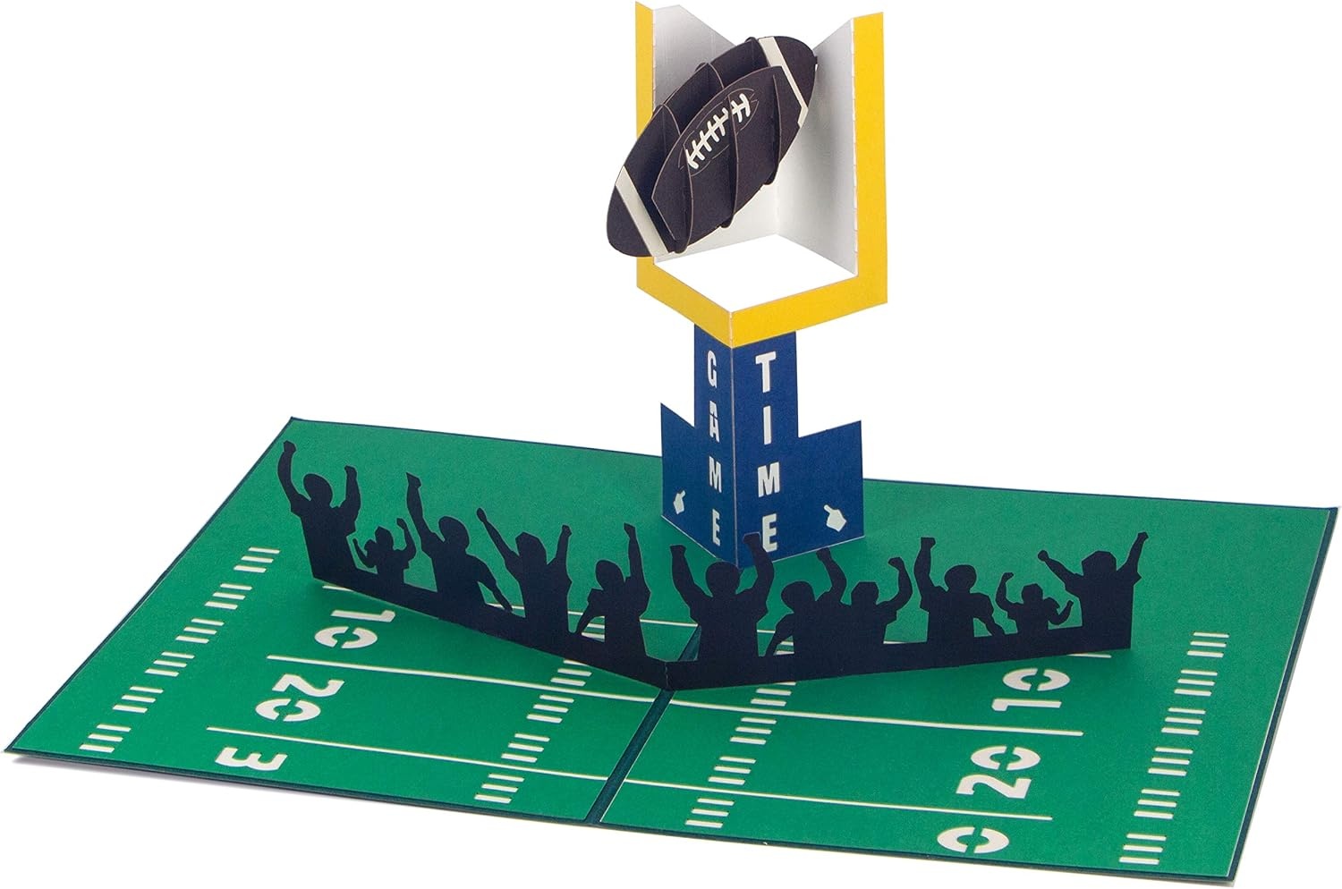 Ribbli Football Handmade 3D Pop Up Card,Greeting Card,Birthday Card,Anniversary Card,Fathers Day Card,Sport Card,For Him,Men,Dad,Son,Boyfriend,Husband,Any Occasion,with Envelope