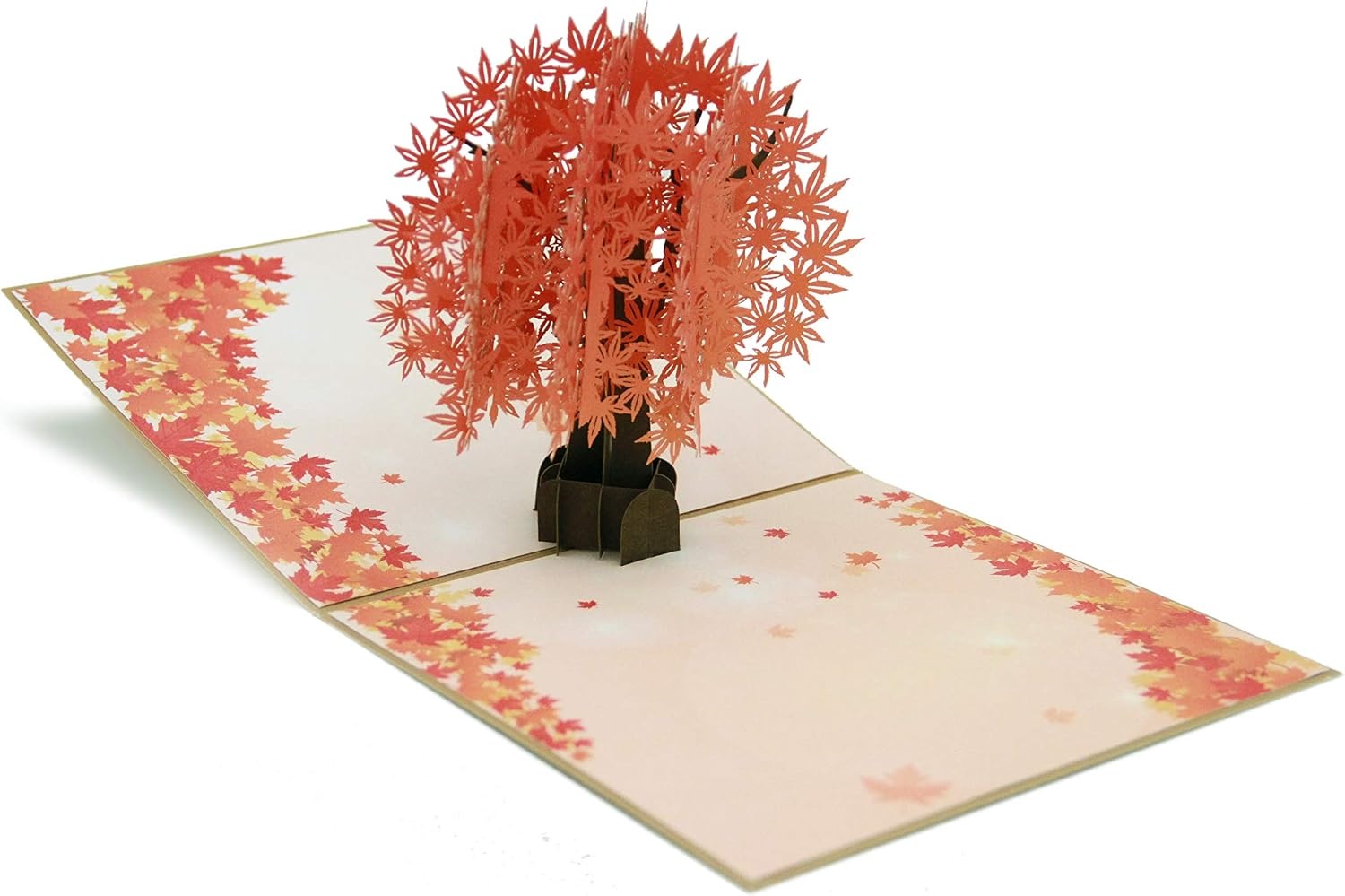 Ribbli Maple 3D Pop Up Card,Greeting Card,Thank You Card,Anniversary Card, For Birthday,Father’s Day,Mother’s Day,Valentine’s Day,Wedding,Graduation,Thanksgiving,Christmas,Any Occasion