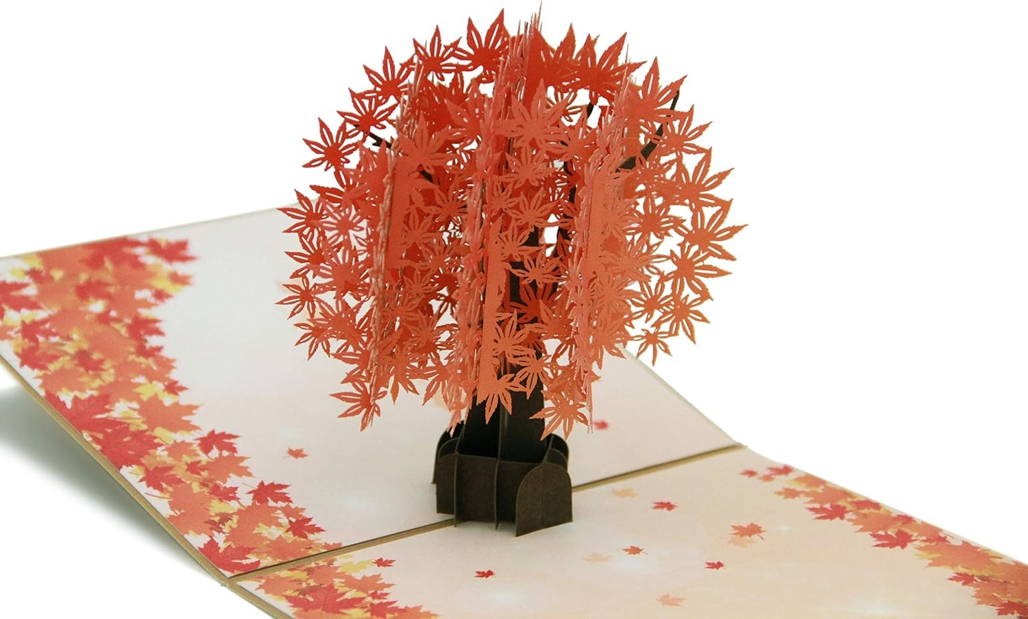 Ribbli Maple 3D Pop Up Card,Greeting Card,Thank You Card,Anniversary Card, For Birthday,Father’s Day,Mother’s Day,Valentine’s Day,Wedding,Graduation,Thanksgiving,Christmas,Any Occasion