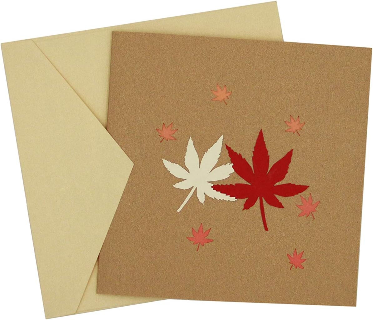 Ribbli Maple 3D Pop Up Card,Greeting Card,Thank You Card,Anniversary Card, For Birthday,Father’s Day,Mother’s Day,Valentine’s Day,Wedding,Graduation,Thanksgiving,Christmas,Any Occasion