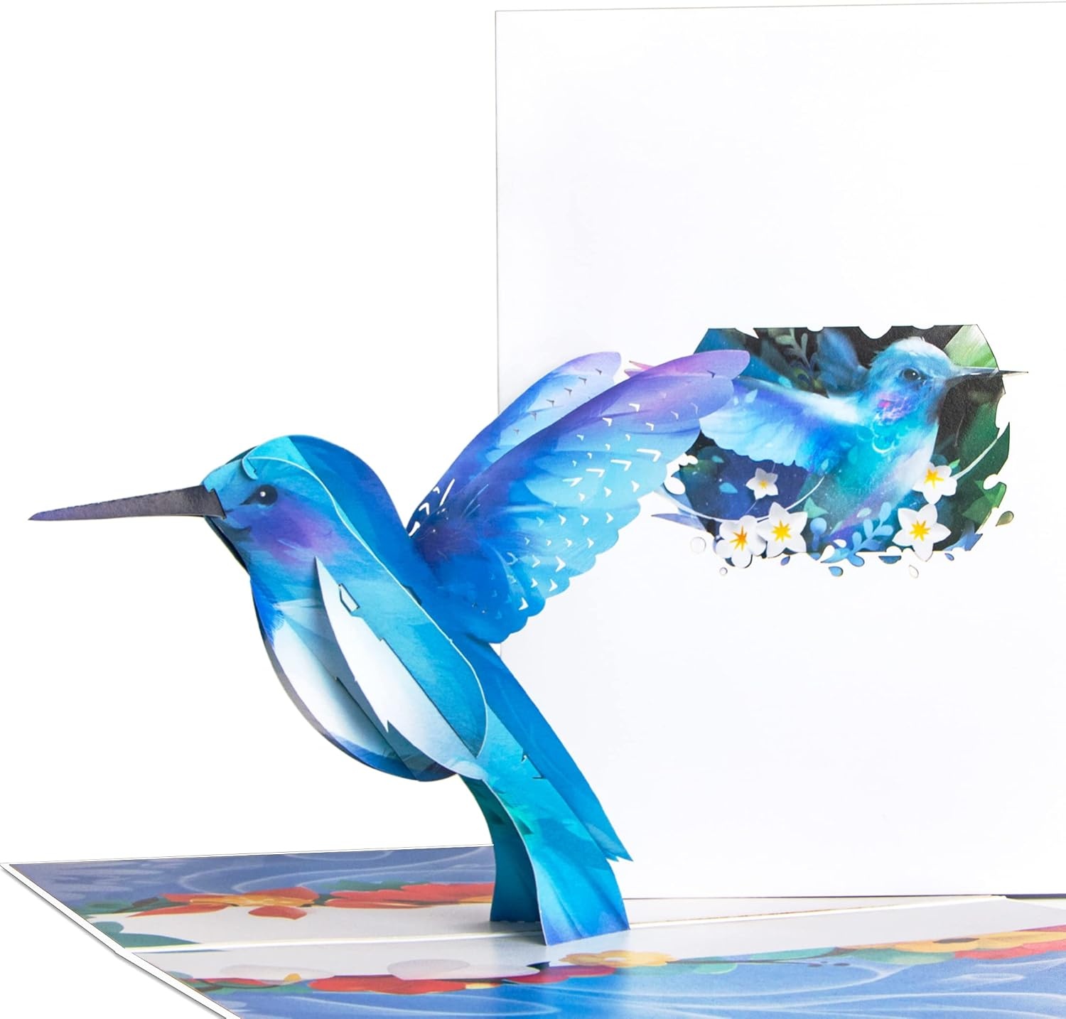 Ribbli Hummingbird Pop Up Card Birthday Cards Mothers Day Cards for Women Mom Wife Sister Daughter Grandma, Hummingbird Gifts for Bird Lover, with Envelope