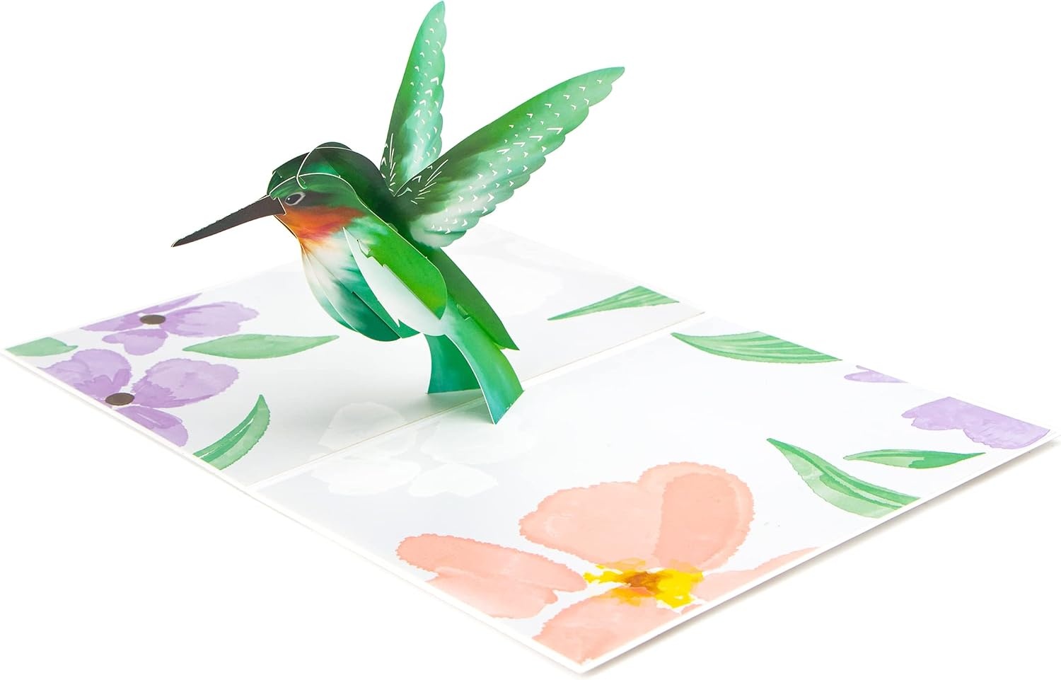 Ribbli Hummingbird Pop Up Card, Birthday Cards, Mothers Day Card, Thinking of You Gift for Mom Women Girl Wife Grandma Daughter Sister, 7.56″X 5.67″ with Envelope