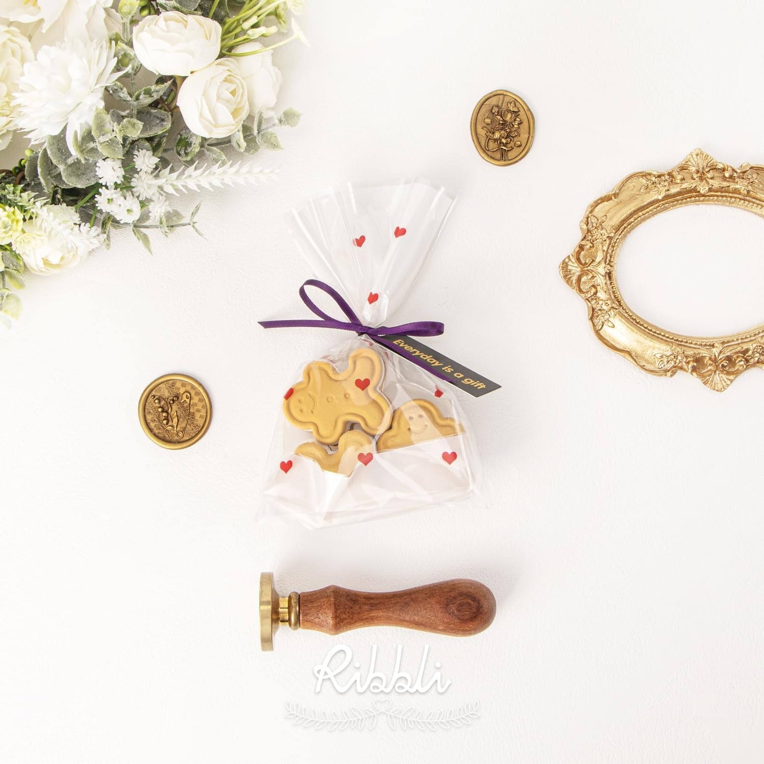 Ribbli Champagne Gold Satin Ribbon 1/8 inch x Continuous 100 Yards, Thin Champagne Ribbon Double Faced Use for Wedding Invitation Card, Gift Wrapping, Christmas Ornaments,Tag Decoration(Plum)