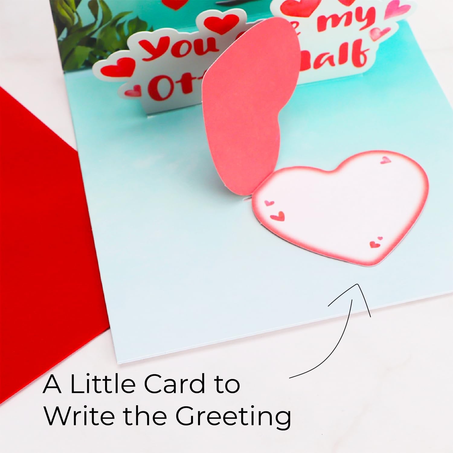 Ribbli Anniversary Card, Funny Otter Couple Dance with Light and Music, Pop Up Musical Birthday Cards for Husband Wife, Romantic Gift for Valentines Day, 6.1 x 6.1 Inches with Envelope